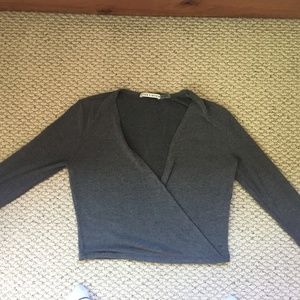 Alice + Olivia Cashmere Crop Pullover